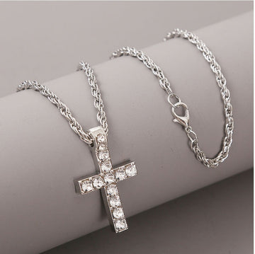 Cross Pendant Necklace For Women And