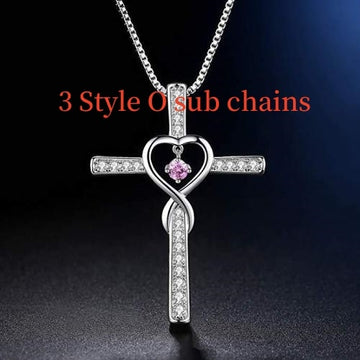 Infinity Love God We Trust Christian Necklace