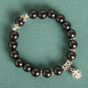 10Mm Hollow Ball Korean Style Crystal Bracelet