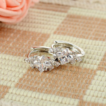 European And American Personalized Square Zircon