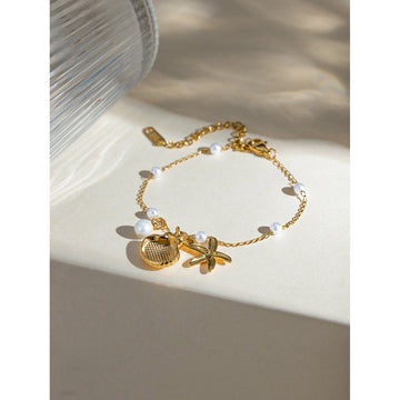 Fashion Jewelry 18K Gold Stainless Steel Bracelet