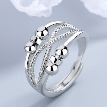 Rotatable Ring With Open Design Fashion
