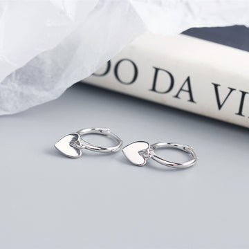 Love Heart Earrings Premium Temperament Jewelry