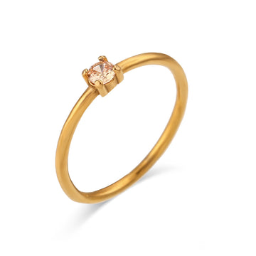 Fashion Simple Light Luxury Birthday Ring