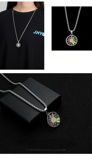 Simple Hip Hop Cool Letter Long Necklace