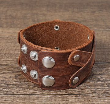Simple Retro Multi Layer Leather Bracelet