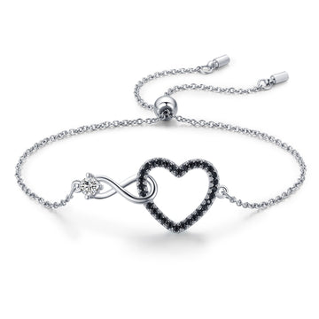 Heart Shaped 8 Shaped Bracelet With