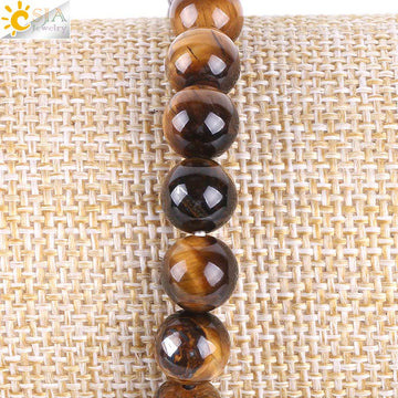 Tree Of Life Simple Natural Tiger'S Bracelet