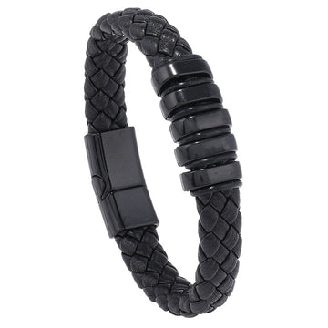 Multi Layer Leather Woven Bracelet Wrist
