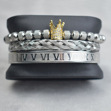 Pineapple Ball Crown Twist Woven Mesh Bracelet