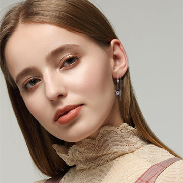 Light Luxury Long Copper Plated Zircon