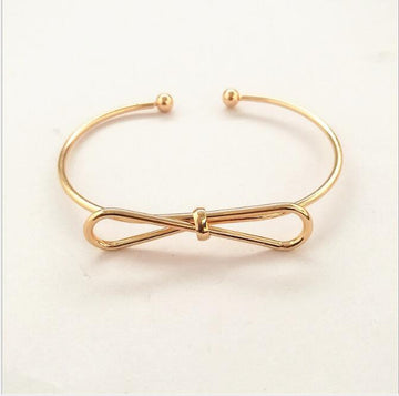 Knotted Knot O Type Metal Openwork Bracelet
