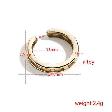 Alloy Pin Rhinestone Stud Earrings Set