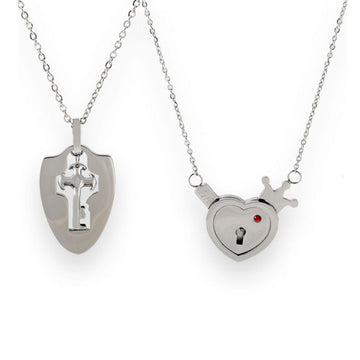 Fashion Jewelry Titanium Steel Couple Love Necklace