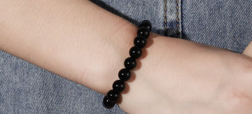 Black Onyx Bracelet For Women Geometric