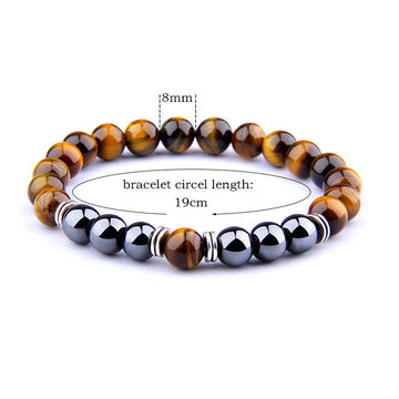 Explosion Style Yellow Tiger Eye Bracelet