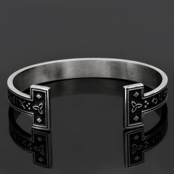 New Titanium Steel Viking Bracelet Adjustable