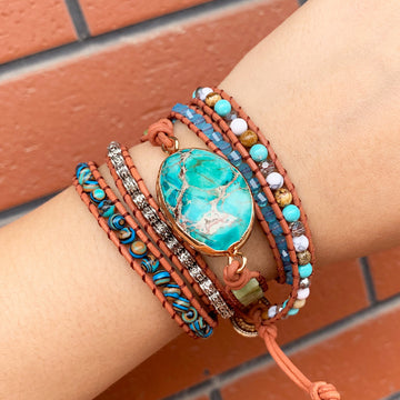 Bead Bracelet Multi Layer Jewelry Set