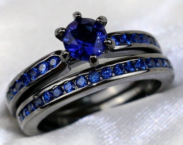 Lovers Purple Geometry Ring For Birthday