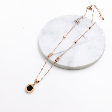 Korean Fashion Titanium Steel Plated 18K Necklace