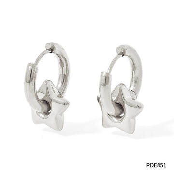 Xingx Stainless Steel Glossy Geometry Earrings