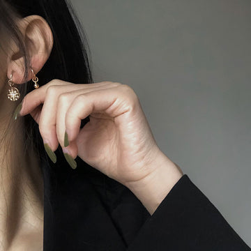 Temperament Eight Pointed Star Set Earrings