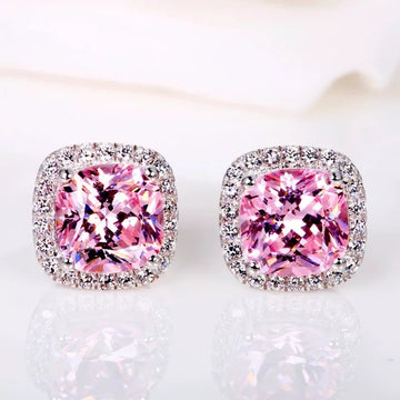 Real Diamond Earrings European And American