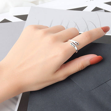 Women'S Copper Faith Ring In Thai