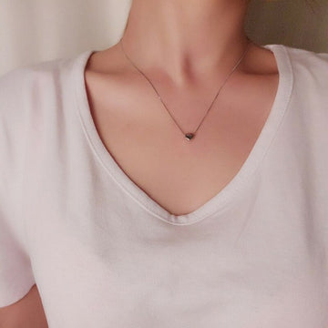 Fashion Simple Heart Shaped Clavicle Chain Necklace