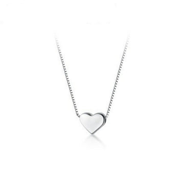 Fashion Simple Heart Shaped Clavicle Chain Necklace