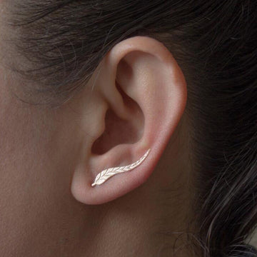 Natural Landscape Mountain Ear Climber Earrings