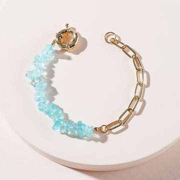 Qingdao Daiwei Jewelry Rough Stone Amethyst Bracelet