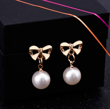 Hypoallergenic Heart Shaped Zircon Earrings Women'S