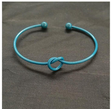 Knotted Knot O Type Metal Openwork Bracelet