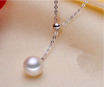 Ladies Adjustable Y Shaped Pearl Necklace