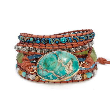 Bead Bracelet Multi Layer Jewelry Set
