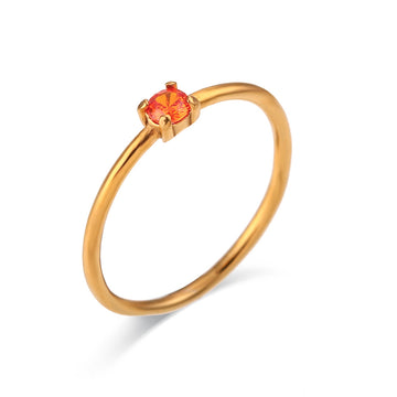 Fashion Simple Light Luxury Birthday Ring