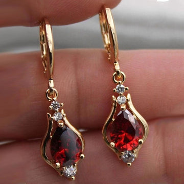 Purple Zircon All Match Drop Shaped