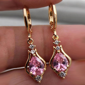 Purple Zircon All Match Drop Shaped