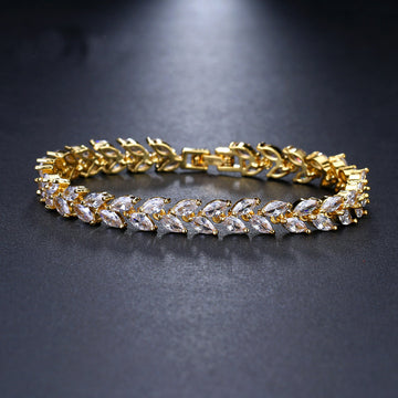 Fashion Horse Eye Zircon Bracelet For