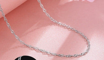 S925 Sterling Silver Plated Necklace