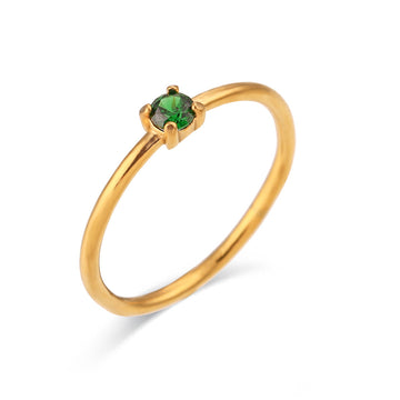Fashion Simple Light Luxury Birthday Ring