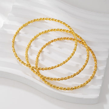 1 Pcs Simple Fashion Gold Bracelet