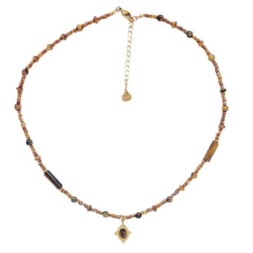 Autumn And Winter Maillard Color Necklace