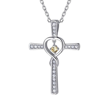 Infinity Love God We Trust Christian Necklace