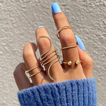 European And American Cool Style Simple Ring