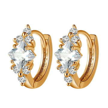 European And American Personalized Square Zircon
