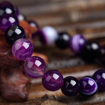 Natural Purple Stone Bracelet For Women