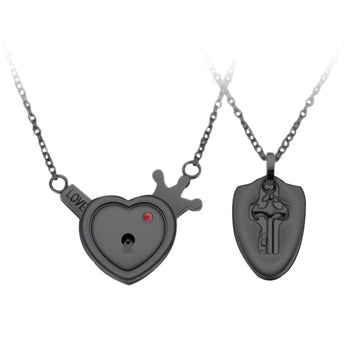 Fashion Jewelry Titanium Steel Couple Love Necklace