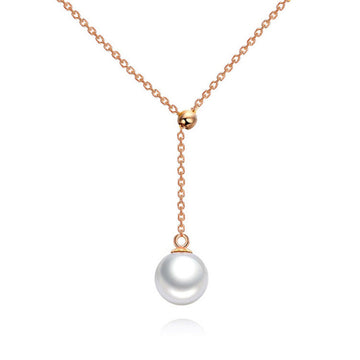 Ladies Adjustable Y Shaped Pearl Necklace